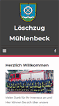 Mobile Screenshot of feuerwehr-muehlenbeck.de